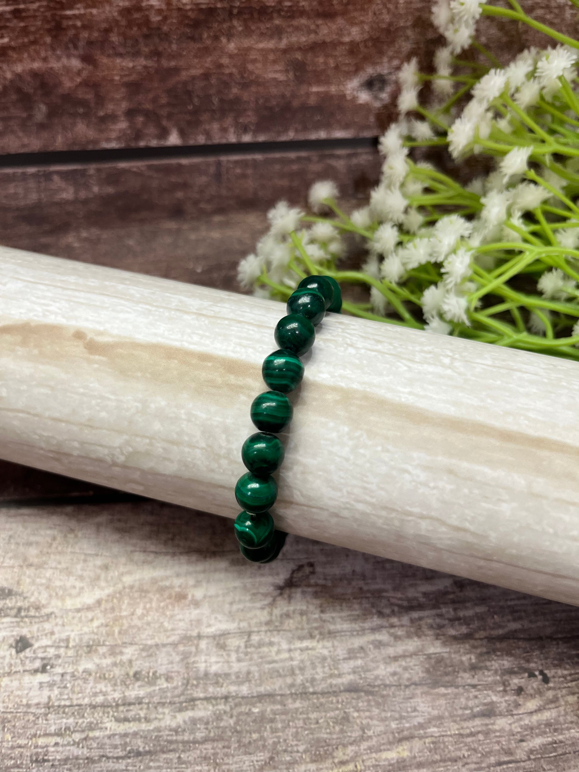 Malachite Healing Bracelet | Adjustable Unisex Energy Shield