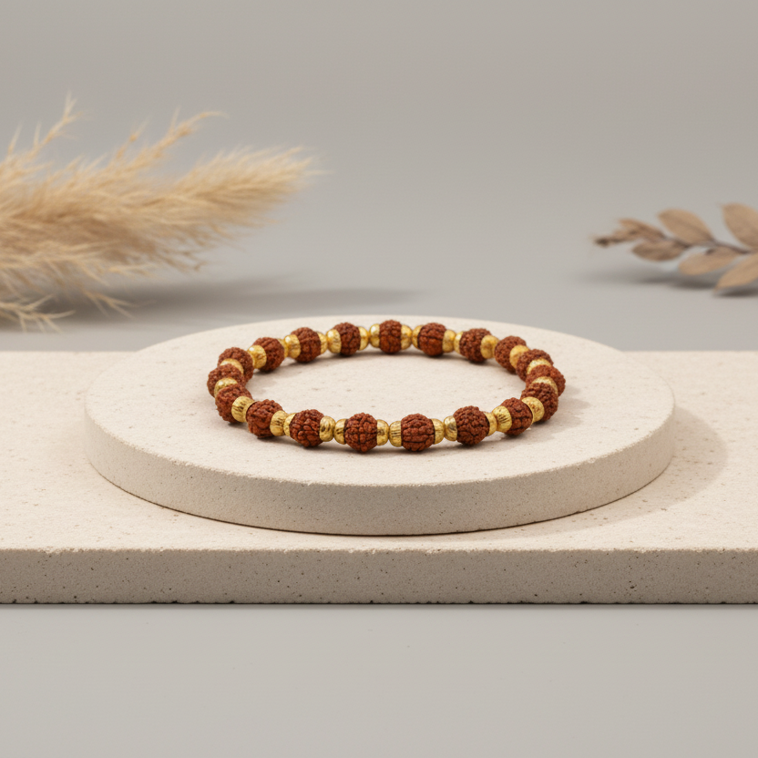 Divine Balance: Rudraksha Bracelet