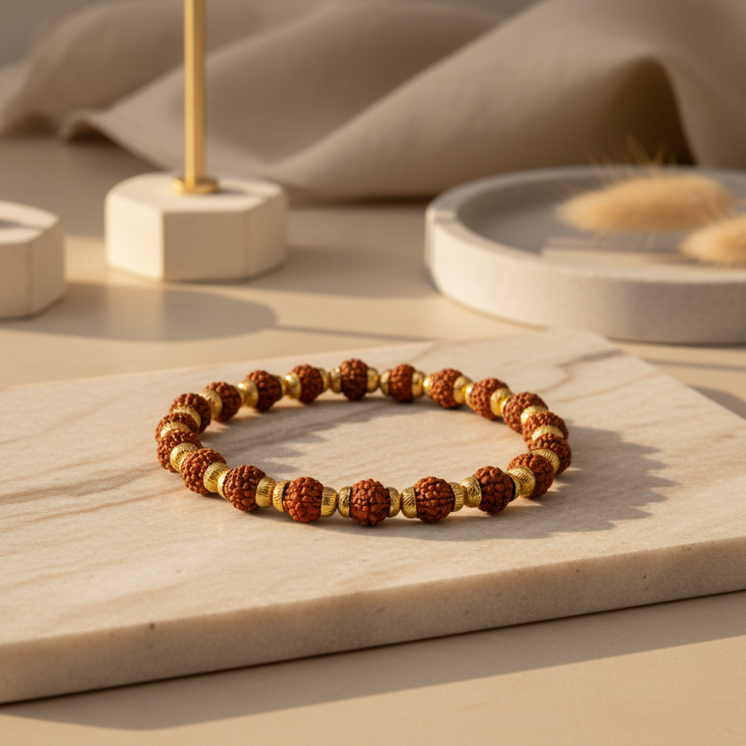 Divine Balance: Rudraksha Bracelet