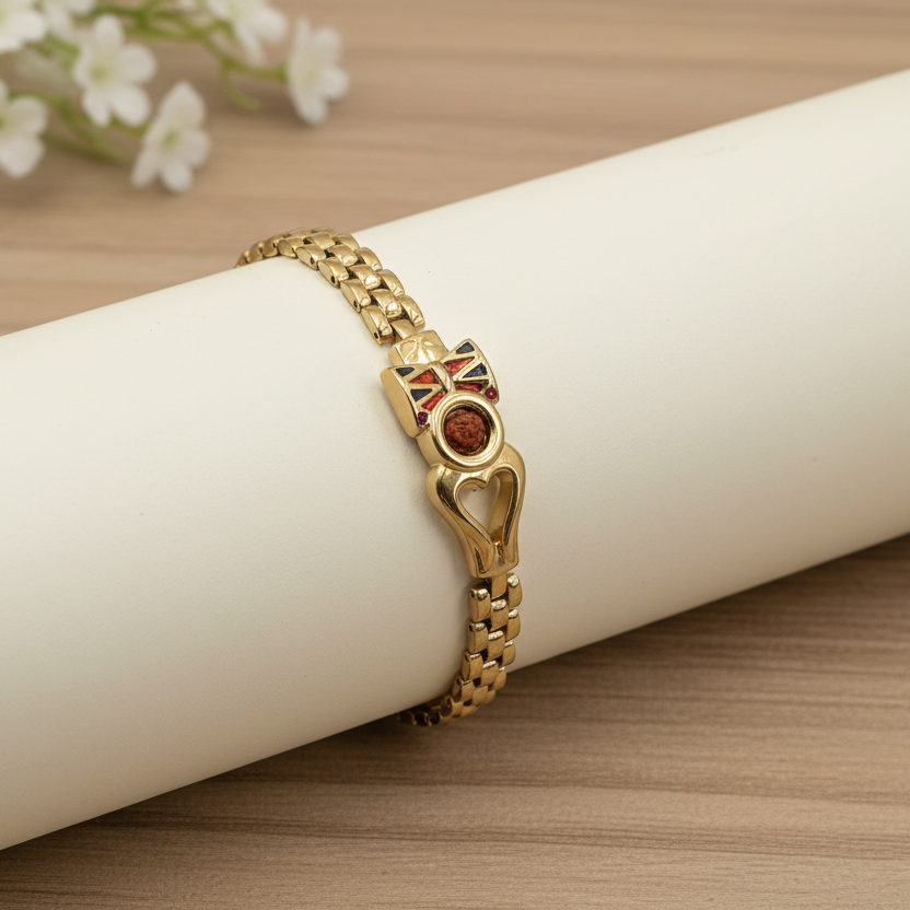 Divine Edge Trishul Rudraksha Bracelet – Invoke Shiva Within