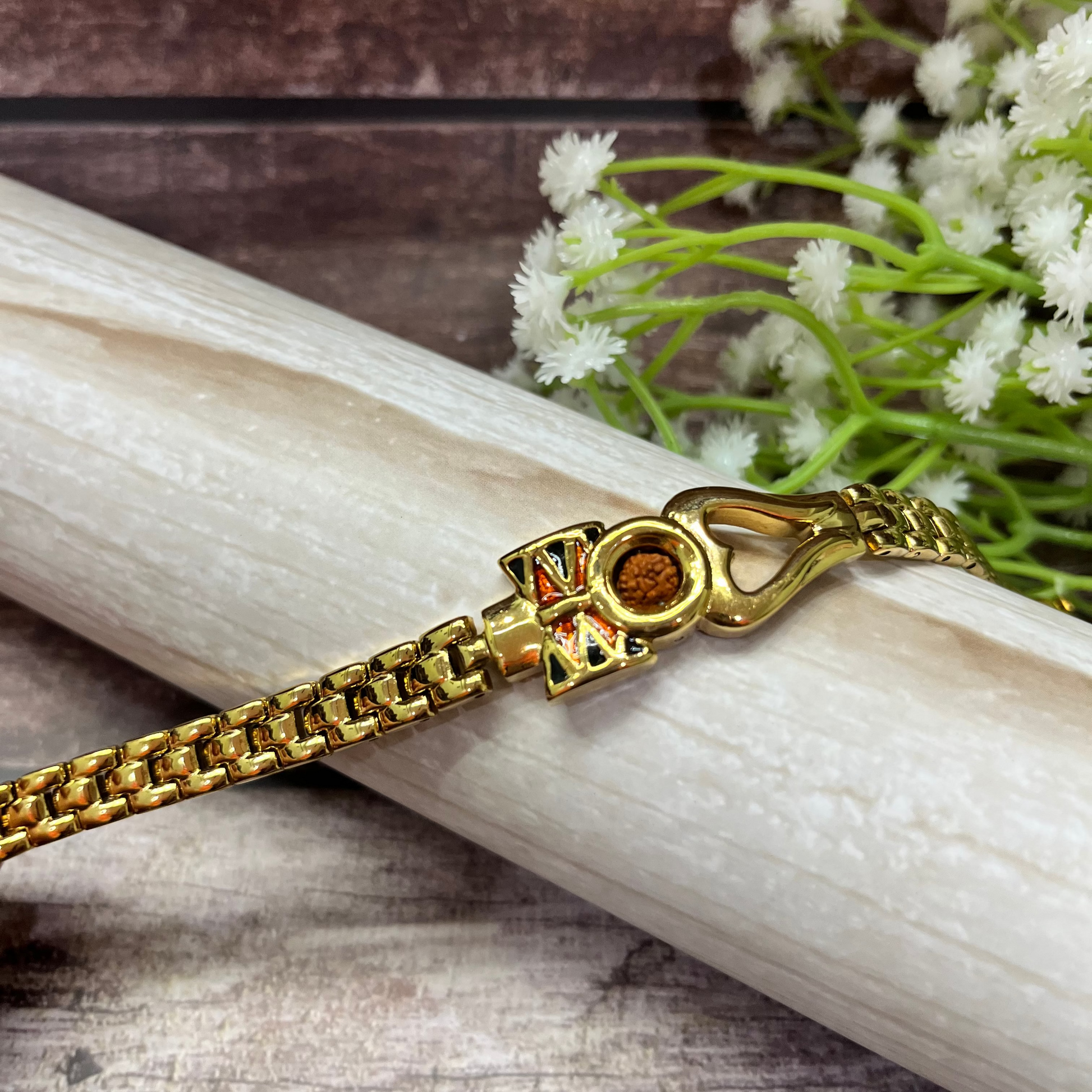 Divine Edge Trishul Rudraksha Bracelet – Invoke Shiva Within