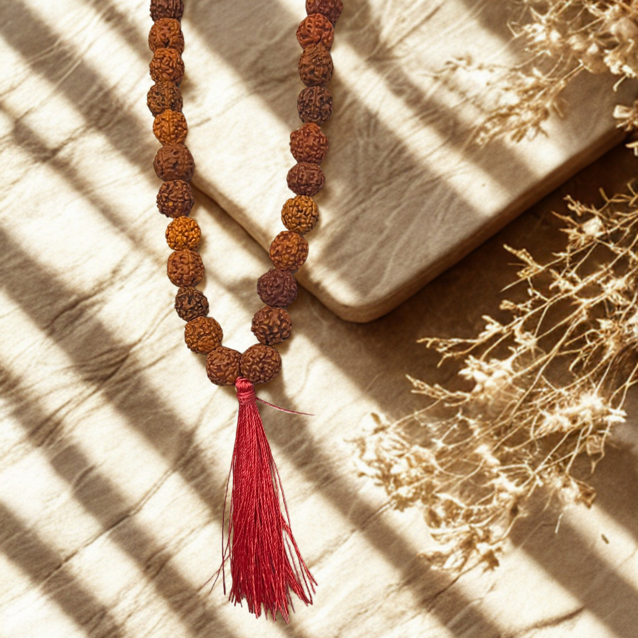 Pure Serenity: Rudraksha Mala