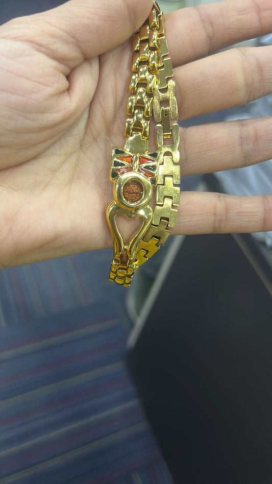 Rudraksha Emblem Bracelet
